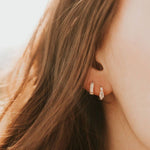 Ivy Diamond Gold Hoops