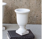 White Pedestal Vase