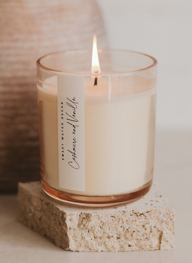 Cashmere and Vanilla 12 oz Candle