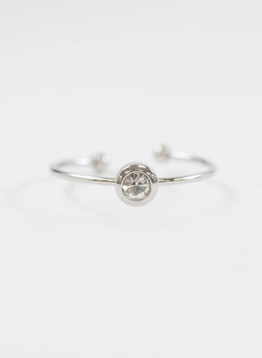 Circle Charm Adjustable Ring