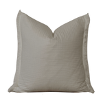 20x20 Gauze Fringe Pillow Cover - Taupe