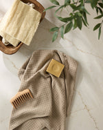 Geometry Truffle Hand Towel - Latte