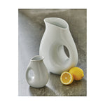 Whiteware Oval Pitcher