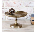 Antique Brass Cake Stand