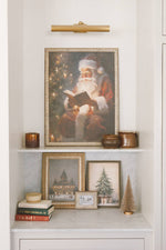 12x16 Classic Santa Framed Art