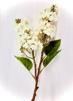 26" Real Touch White Lilac Stem