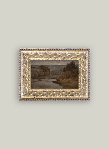 7x5 Autumn River Art in Frame