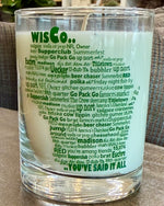 Wisconsin Old Fashioned Candle in Reusable Rocks Glass