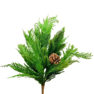 18" Mixed Cypress Spray