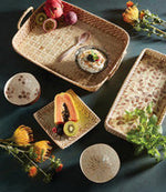 Patterned Capiz Inlaid Tray