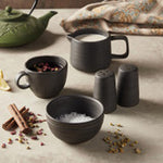 Stoneware Salt & Pepper Shakers S/2