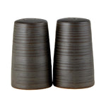 Stoneware Salt & Pepper Shakers S/2