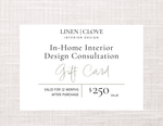 Design Consultation Gift Certificate