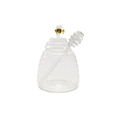 Glass Honey Jar with Dipper