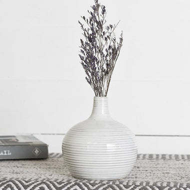 White Line Vase