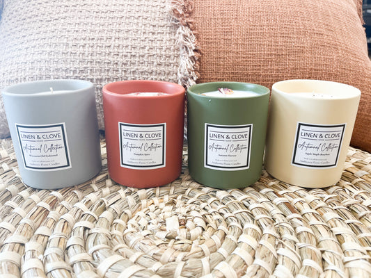 Linen & Clove Autumn Candle Collection