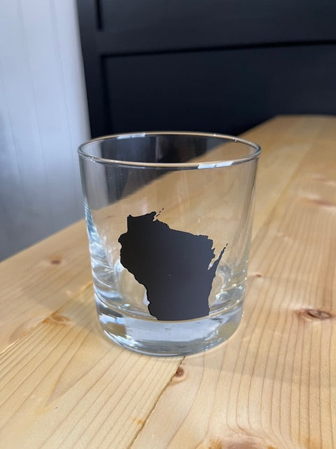 WI Rocks Glass