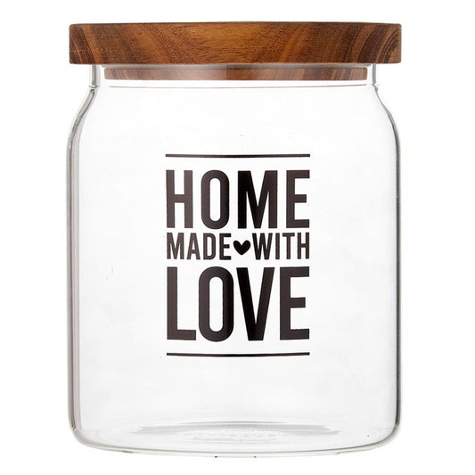 Homemade with Love Glass Canister