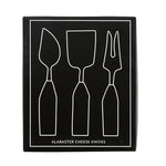 Alabaster Cheese Knives S/3