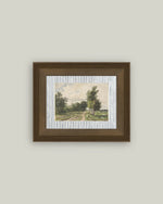 10x8 Provence Landscape Art in Frame