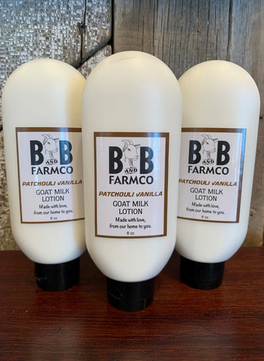 Patchouli Vanilla Goat Milk Lotion - 8 oz.