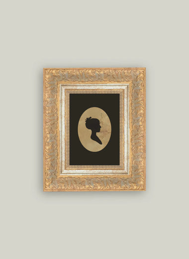 7x9 Silhouette of a Woman Art in Frame