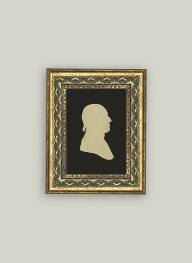 5x7 Silhouette of a Man Art in Frame