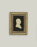 5x7 Silhouette of a Man Art in Frame