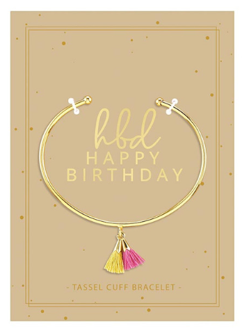 Tassel Cuff Bracelet- Four Different Styles
