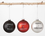 Holiday Message Ball Ornament