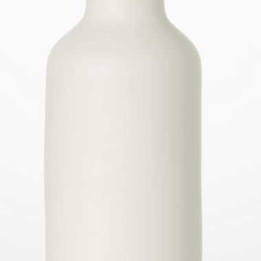 Large Matte White Bottle Vase