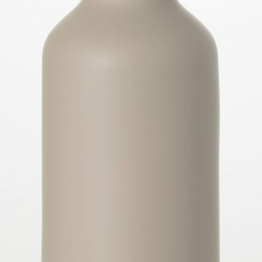 Large Matte Gray Bottle Vase