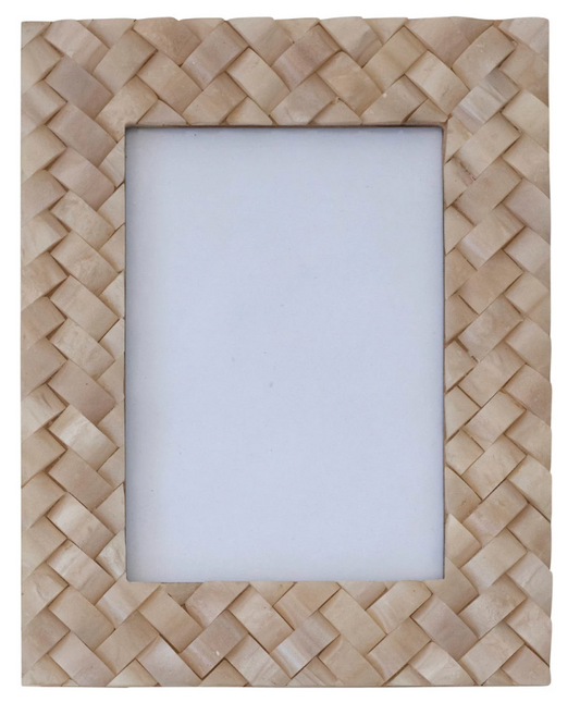 Woven Resin Photo Frame- 5" x 7" Photo