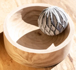 8" Paulownia Wood Bowl