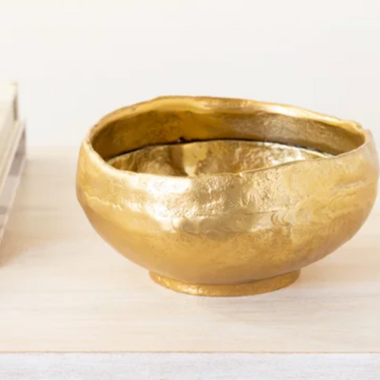 Rough Gold Bowl