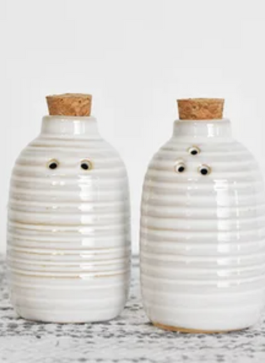 Glazed Salt & Pepper Shaker Set