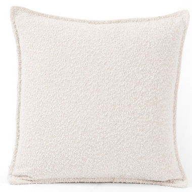 20x20 Cream Boucle Pillow