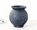 Black Round Pot