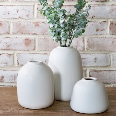 White Bud Vase