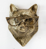 Gold Fox Wall Accent