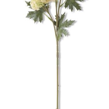 28" Cream & Green Sedum Stem