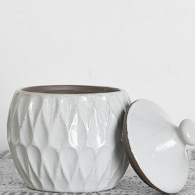 Large Teardrop Canister with Lid