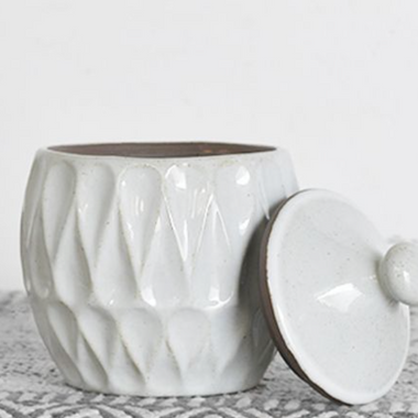 Small Teardrop Canister with Lid