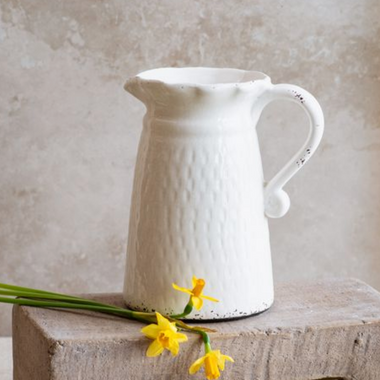 White Pitcher