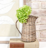 Wicker Pitcher Vase