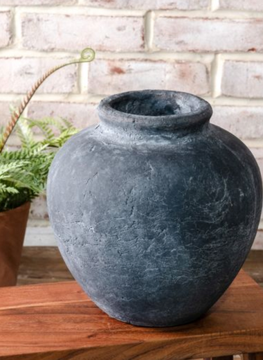 9" Black Bouquet Vase