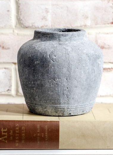 5.5" Charcoal Vase