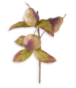 13" Burgundy & Green Pear Pick