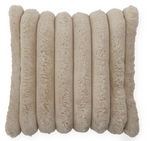 18x18 Tan Vegan Fur Pillow
