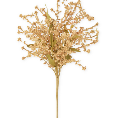 21" Cream Yellow Seed Berry Stem